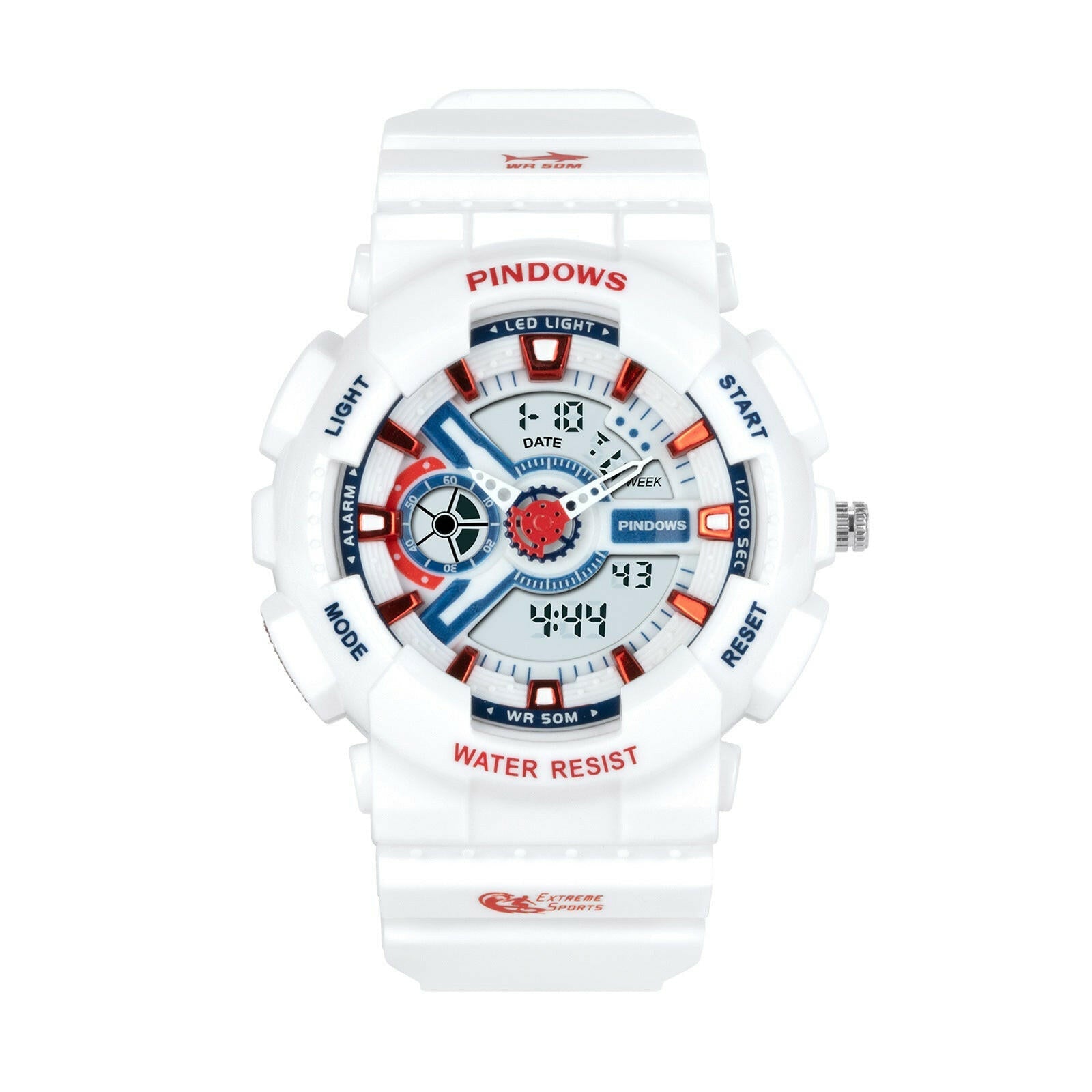 Revalki Chrono | Sport Digitaal Horloge voor Mannen Schokbestendig en Waterdicht