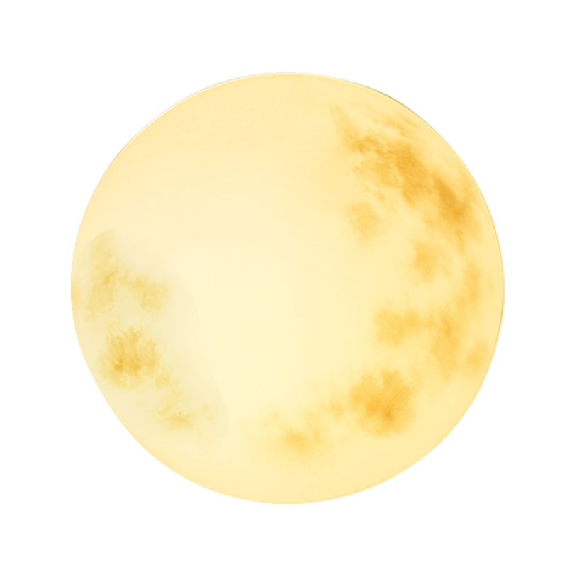 Lámpara colgante de jardín en forma de luna