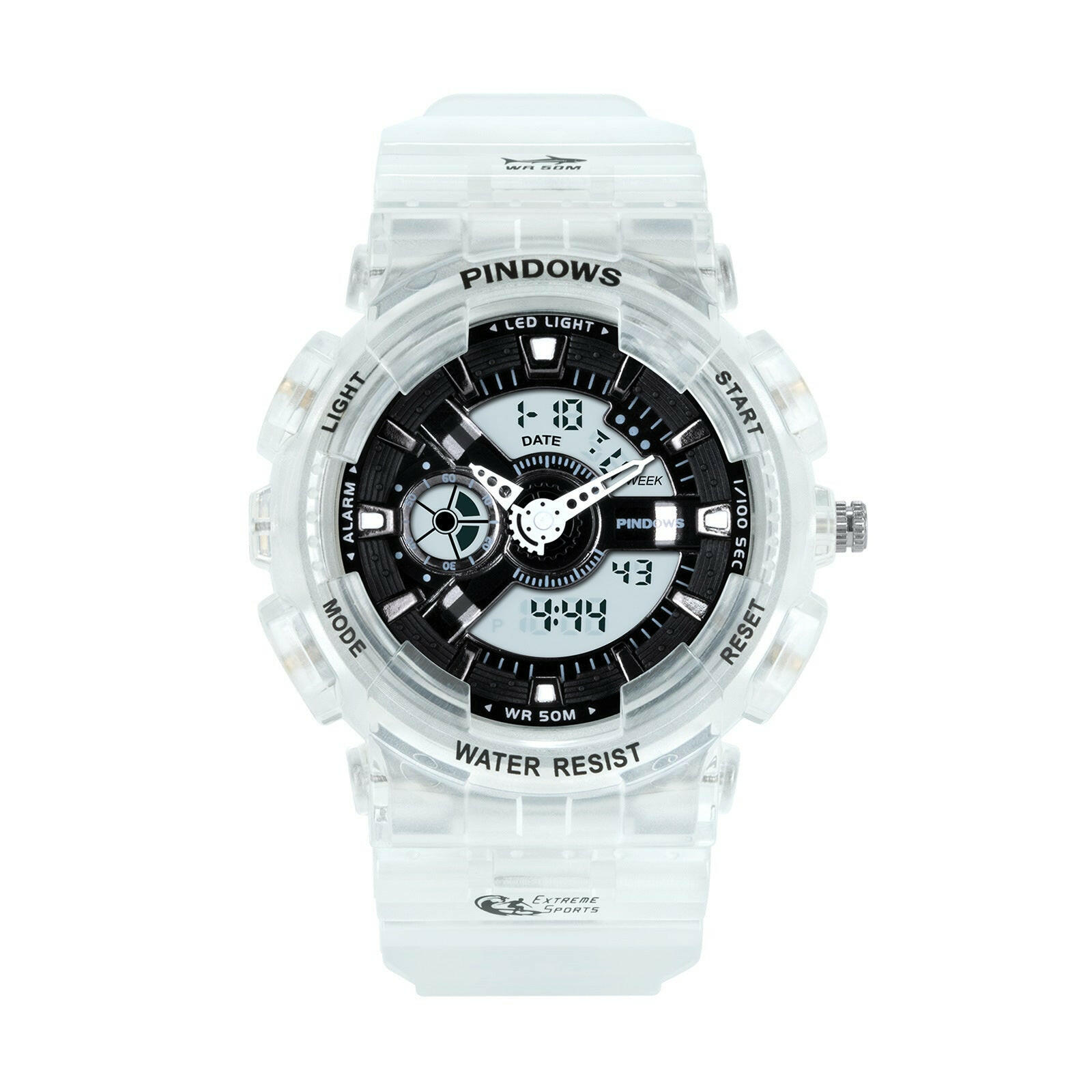 Revalki Chrono | Sport Digitaal Horloge voor Mannen Schokbestendig en Waterdicht