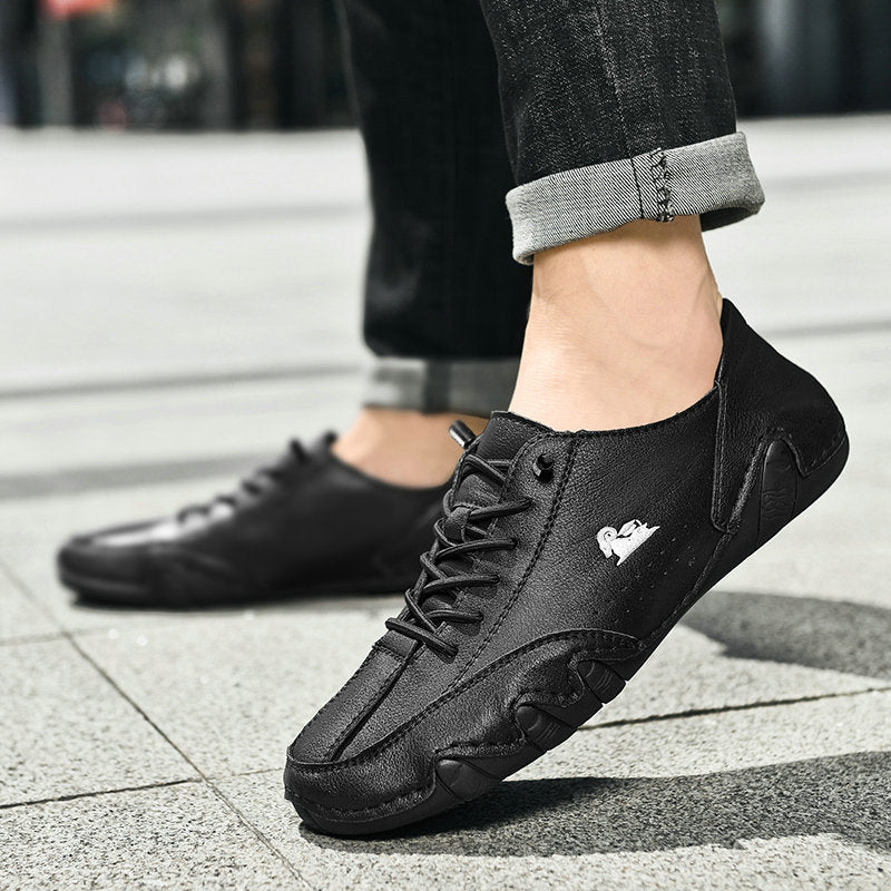 UltraShoe – Comfortabele Leerlook Schoenen Met Flexibele Bewegingsvrijheid