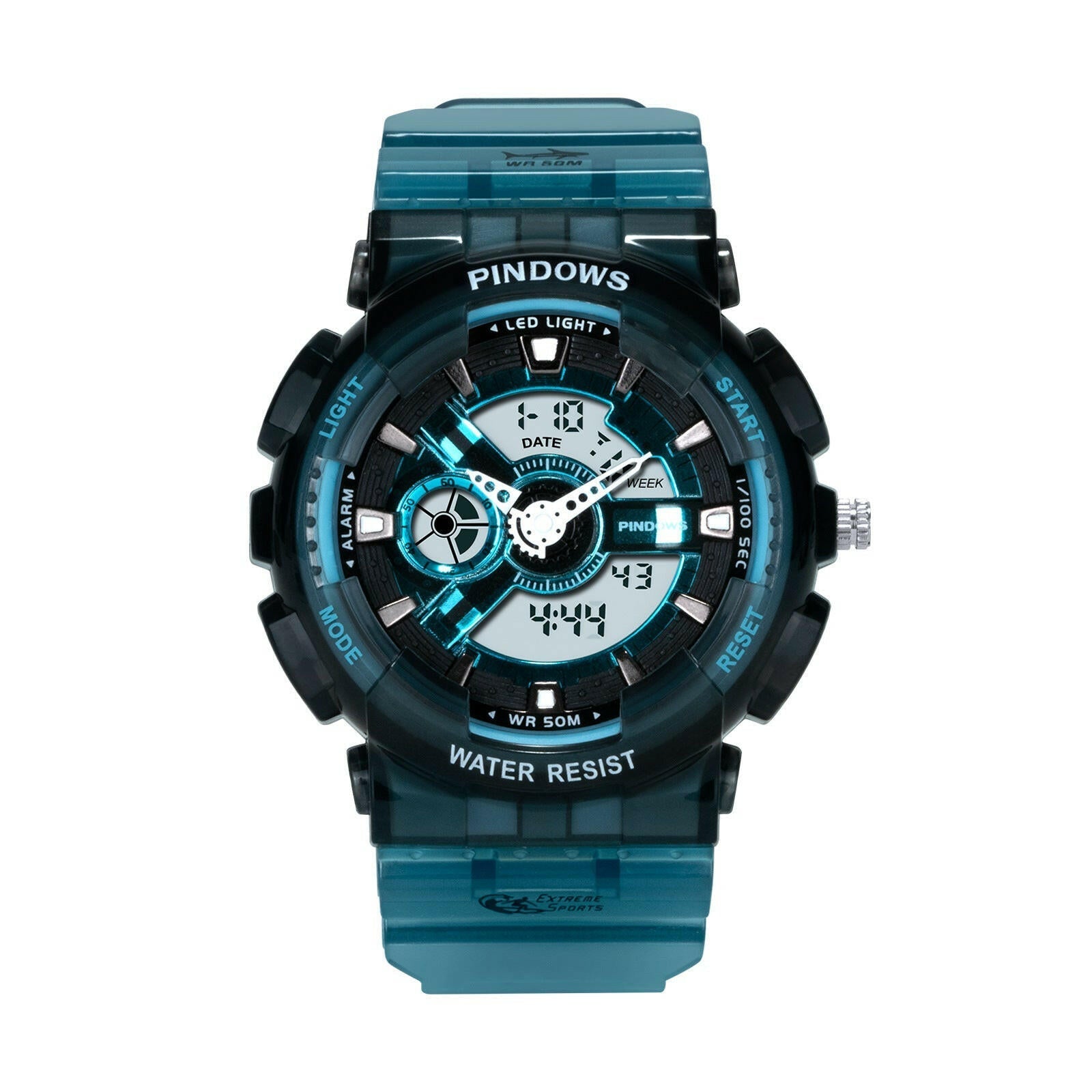 Revalki Chrono | Sport Digitaal Horloge voor Mannen Schokbestendig en Waterdicht