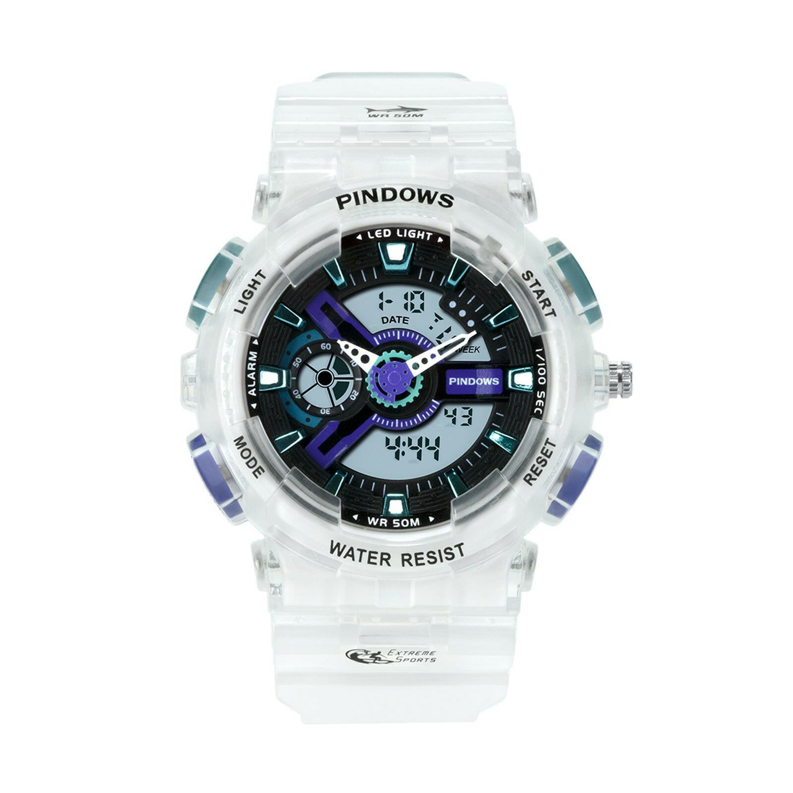 Revalki Chrono | Sport Digitaal Horloge voor Mannen Schokbestendig en Waterdicht
