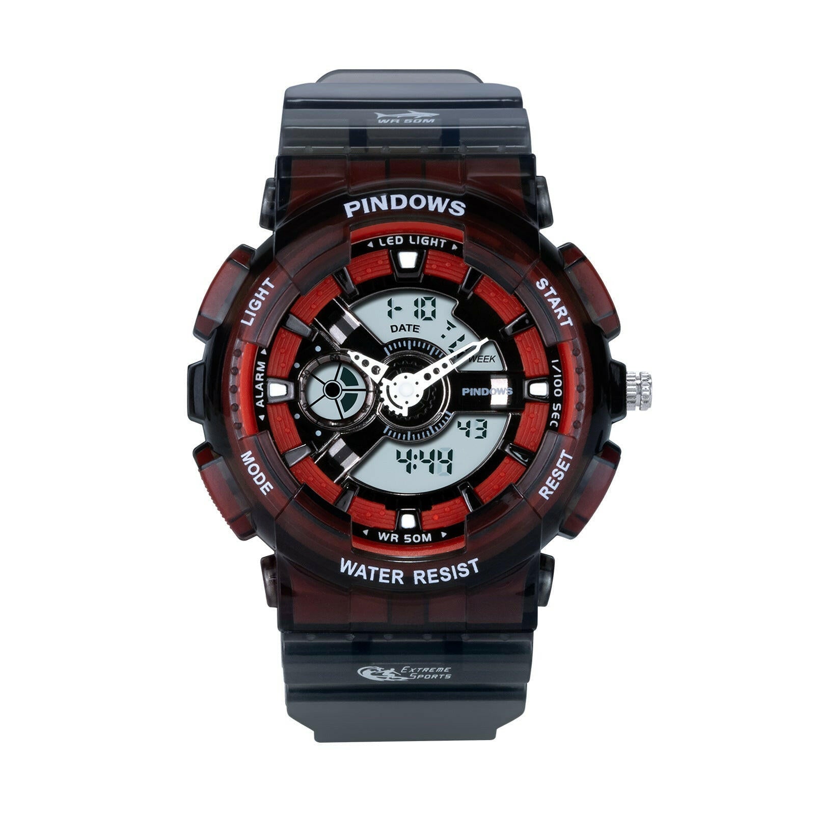 Revalki Chrono | Sport Digitaal Horloge voor Mannen Schokbestendig en Waterdicht