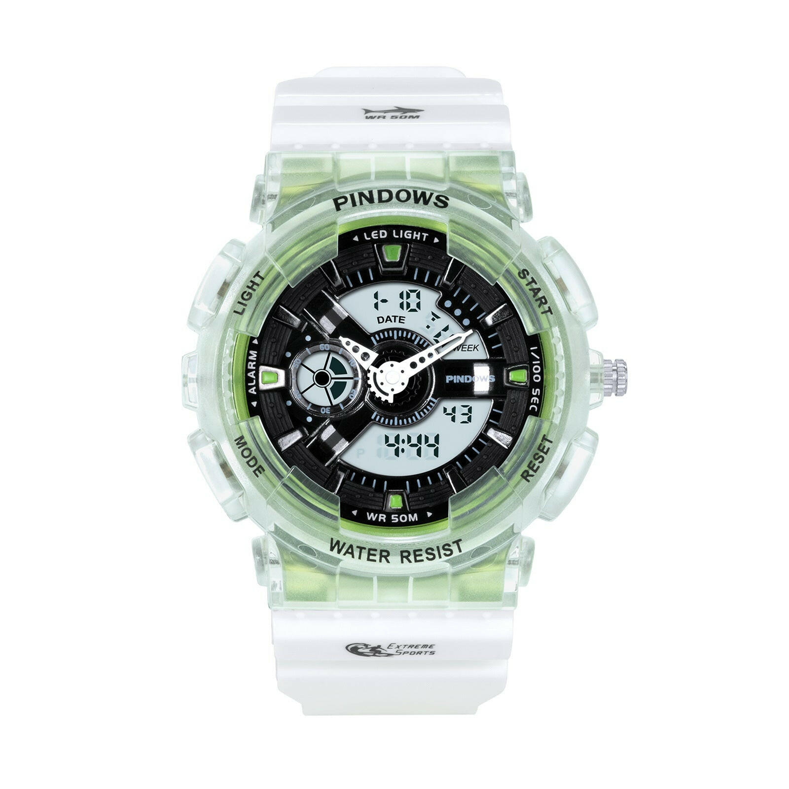 Revalki Chrono | Sport Digitaal Horloge voor Mannen Schokbestendig en Waterdicht