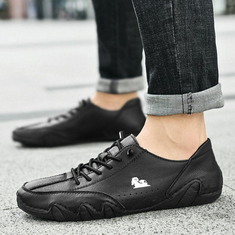 UltraShoe – Comfortabele Leerlook Schoenen Met Flexibele Bewegingsvrijheid