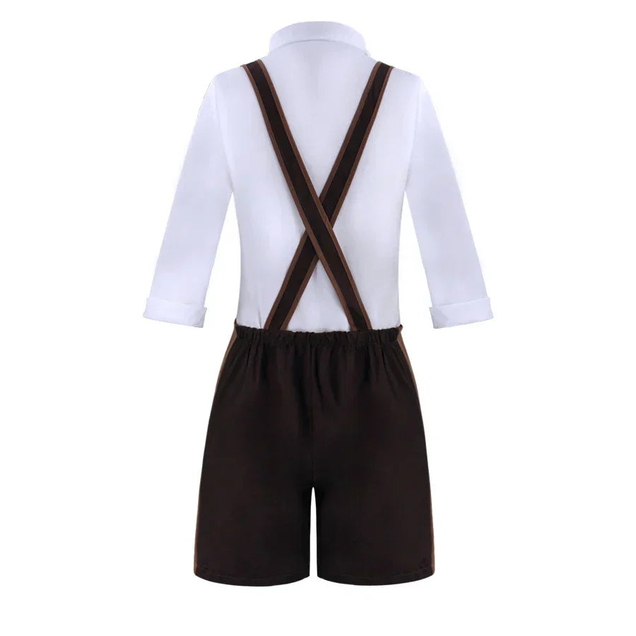 Revalki Oktoberfest Lederhosen en Hoed Kostuum Outfit
