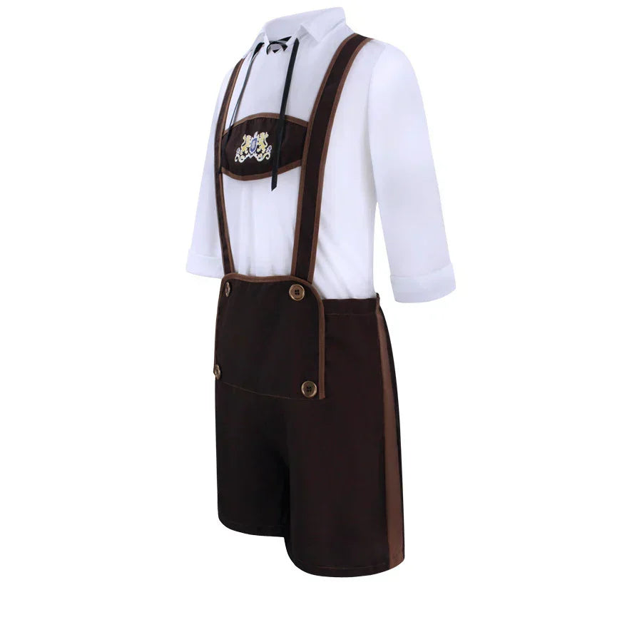 Revalki Oktoberfest Lederhosen en Hoed Kostuum Outfit