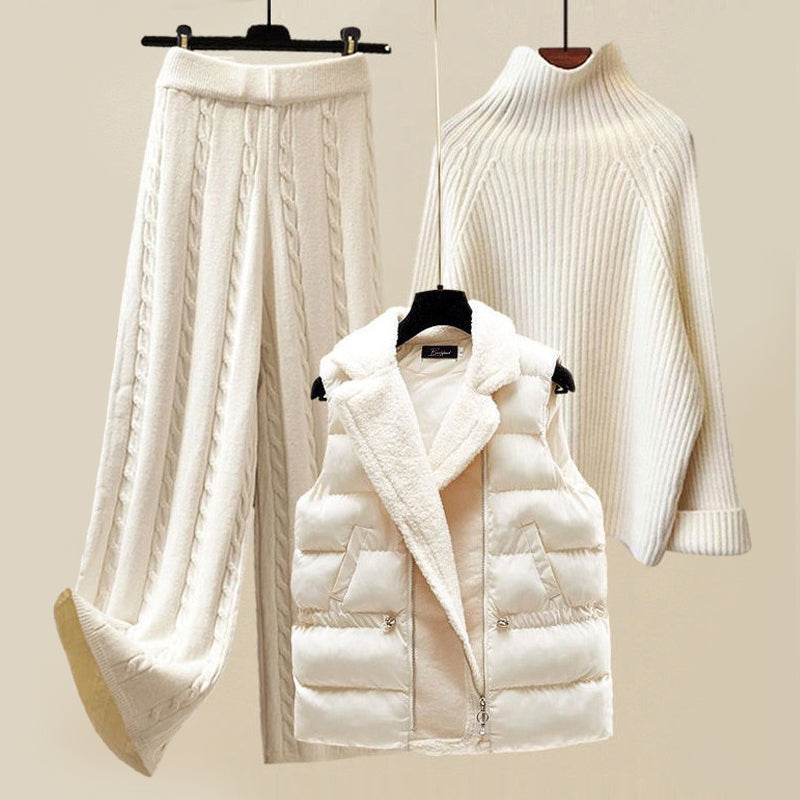 Kirsten Winter Set Damen – Rollkragenpullover, Daunenjacke & Hose