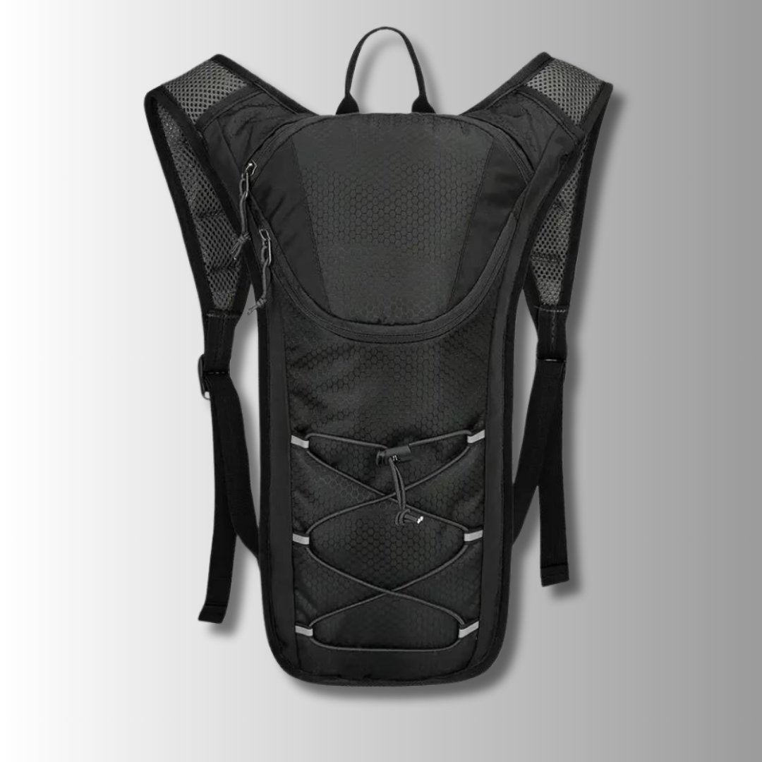 Mochila de bicicleta premium – Lixeira e ventilada | Con soporte para casco e compartimento de hidratación