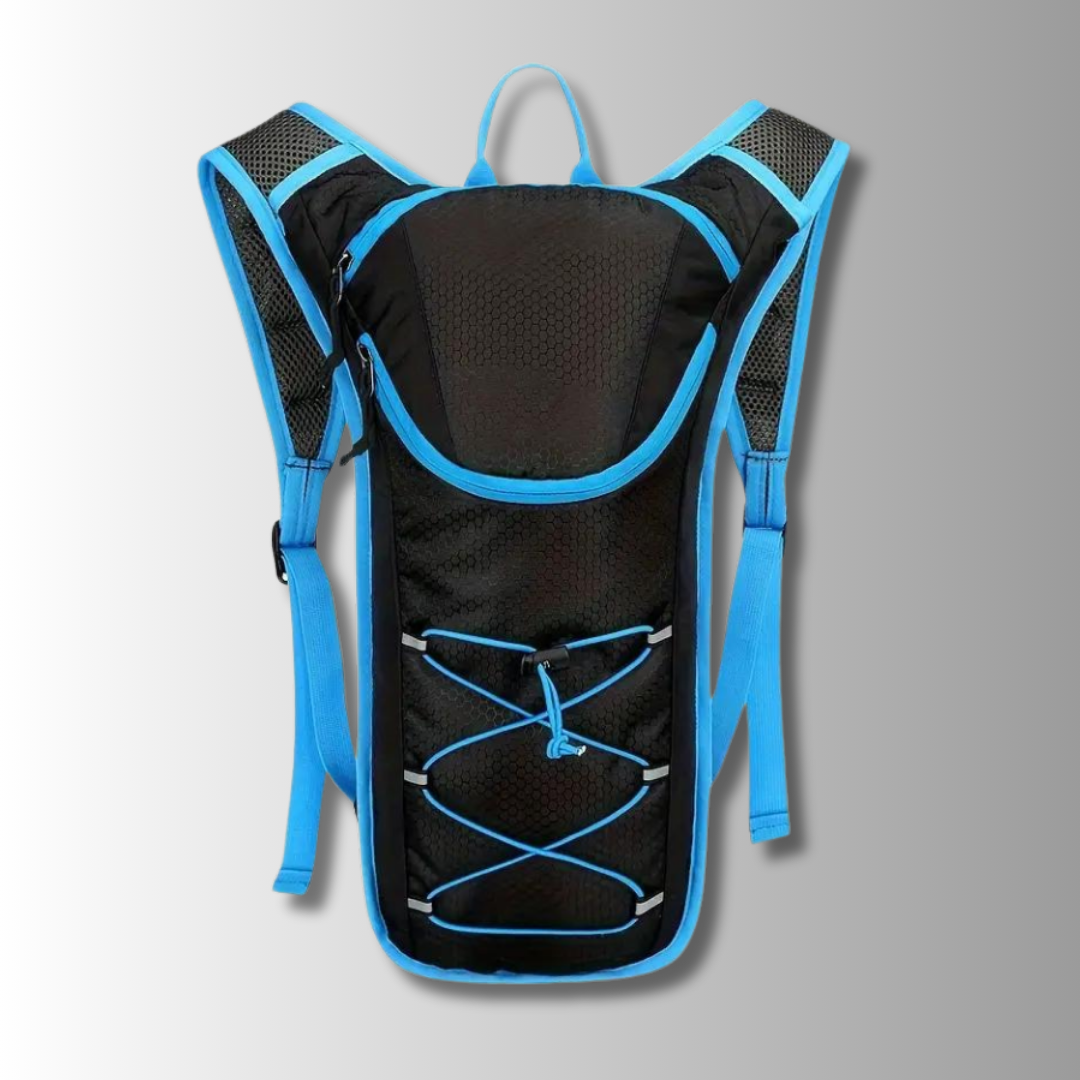 Mochila de bicicleta premium – Lixeira e ventilada | Con soporte para casco e compartimento de hidratación