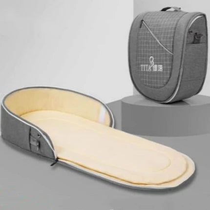 Luvano – Cama de bebé plegable con mosquitera, segura e compacta