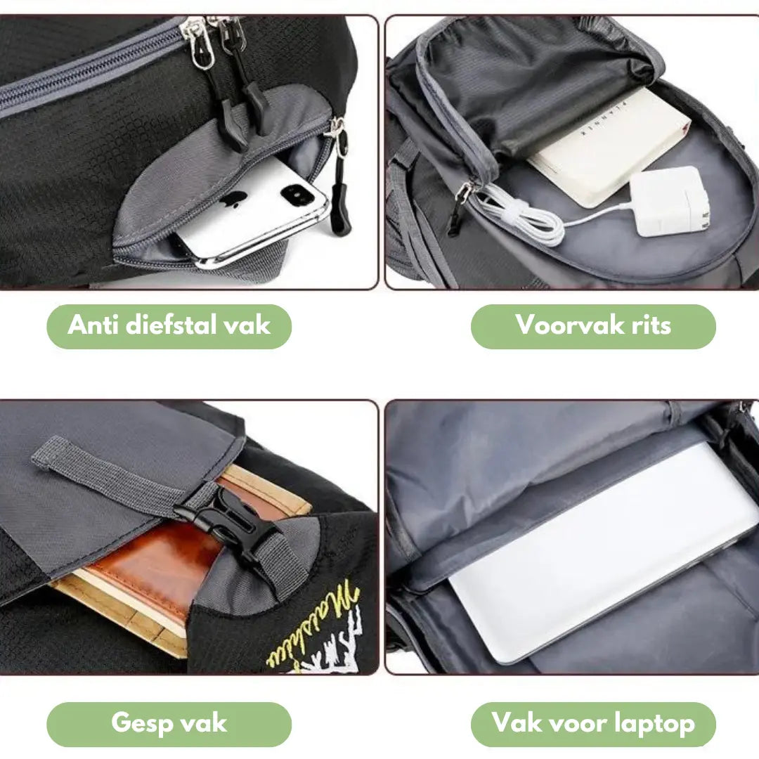 Outdoor Backpack 40L – Waterproof Design with Comfortable Carrying System