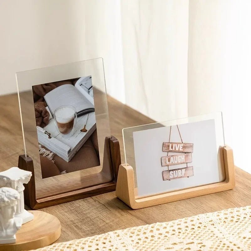 PHOTIQUE – Acryl fotolijst voor op het bureau, voor stijlvolle herinneringen en een opgeruimde tafeldecoratie. 2