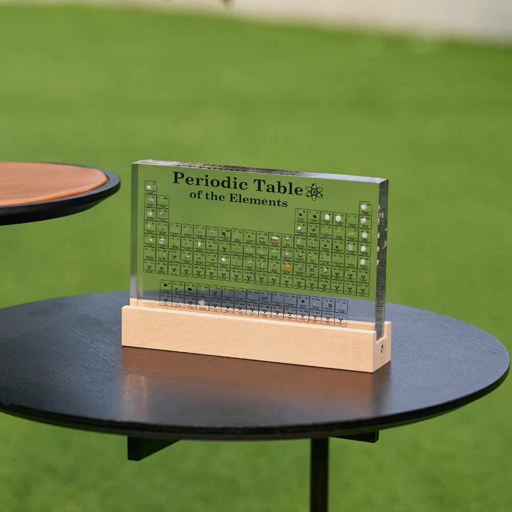 Periodic Table – 83 Real Elements in Illuminated Acrylic for Education and Decoration