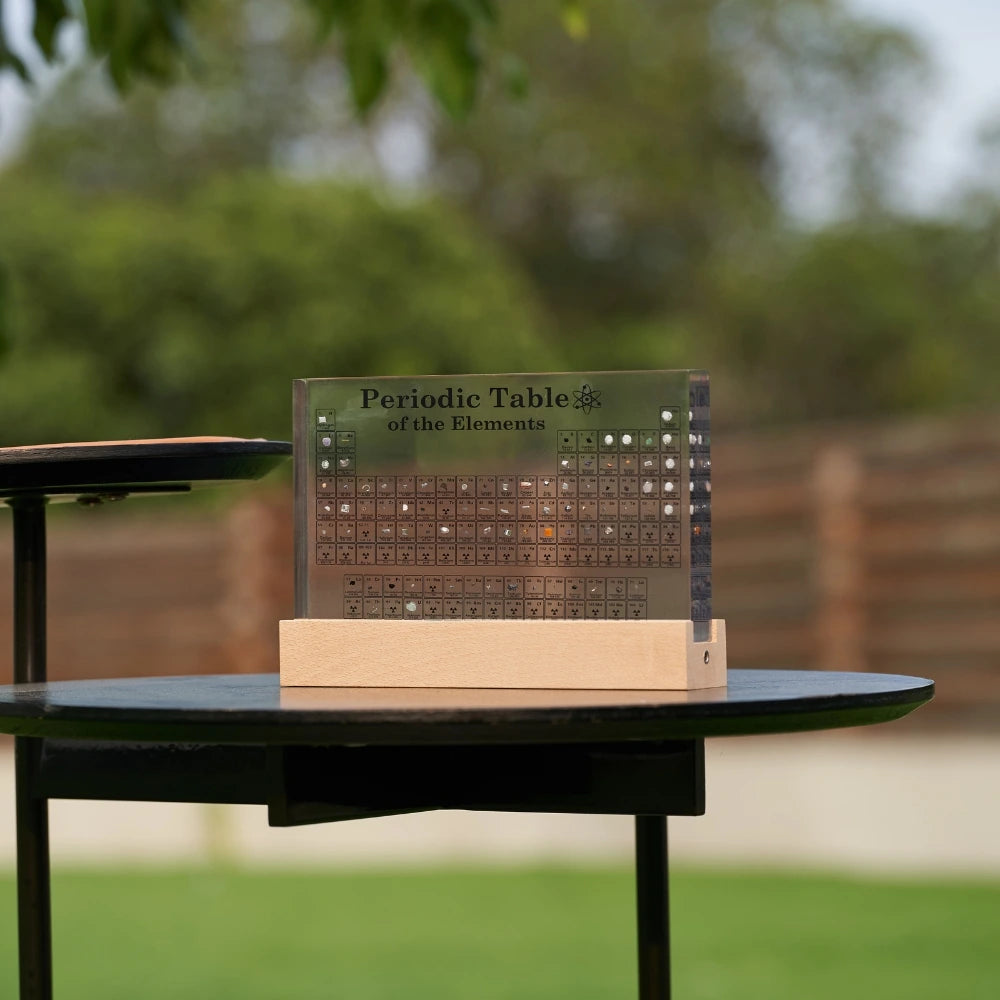 Periodic Table – 83 Real Elements in Illuminated Acrylic for Education and Decoration