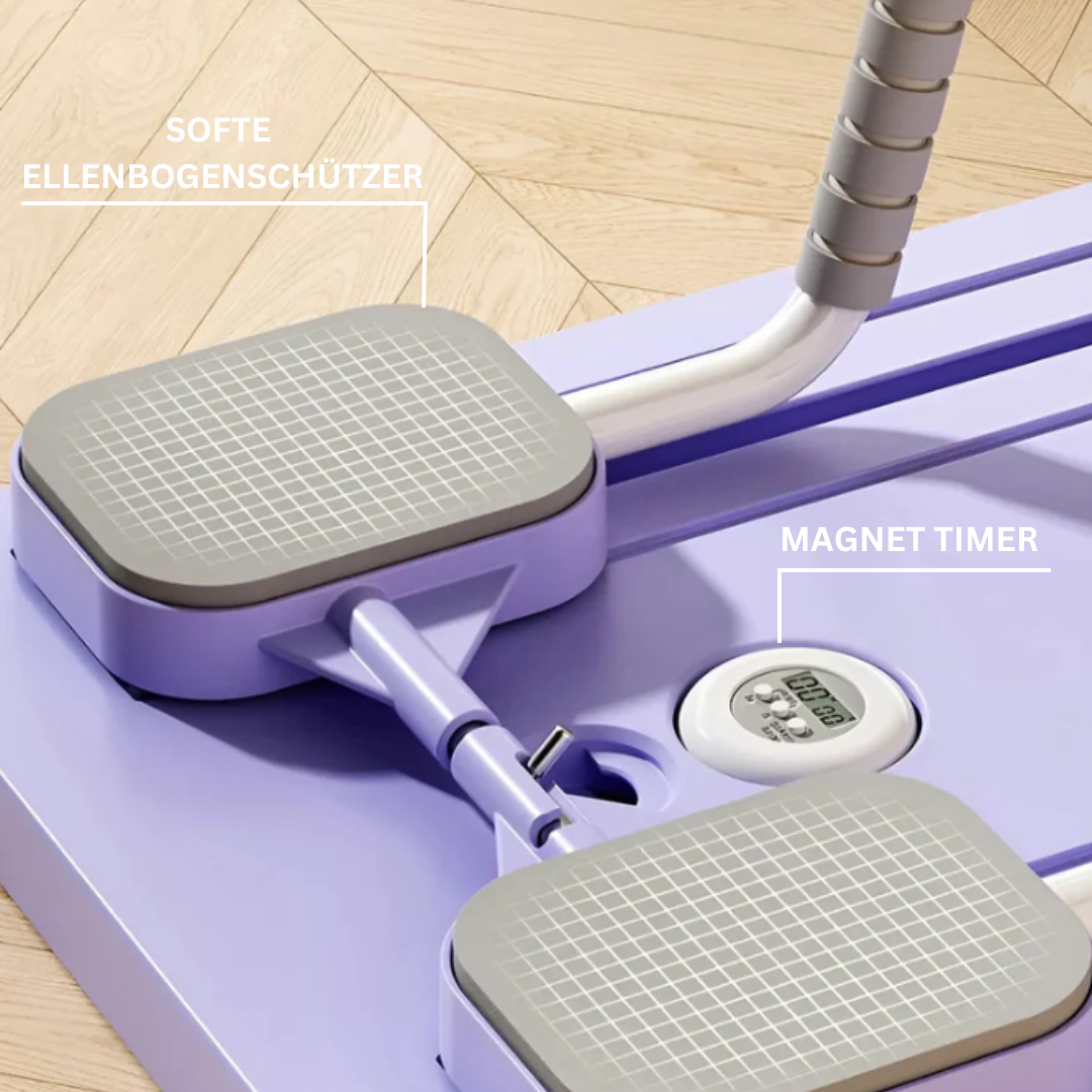 Set de Pilates Reformer – Sistema de entrenamiento compacto con bandas elásticas de resistencia para fitness en casa
