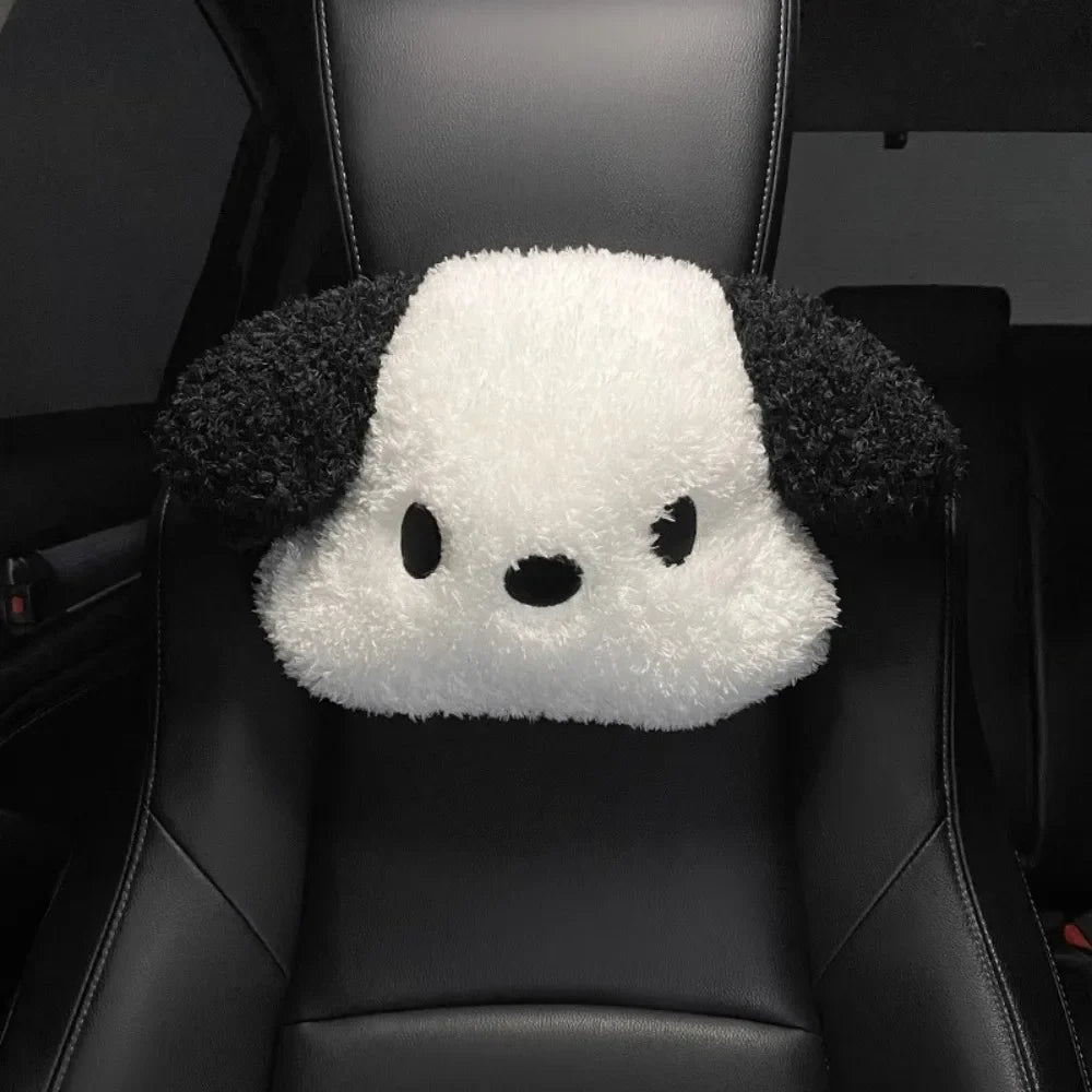Pluche Hoofdsteun en Lendensteun voor Auto – Comfortabel en Schattig Ontwerp 3