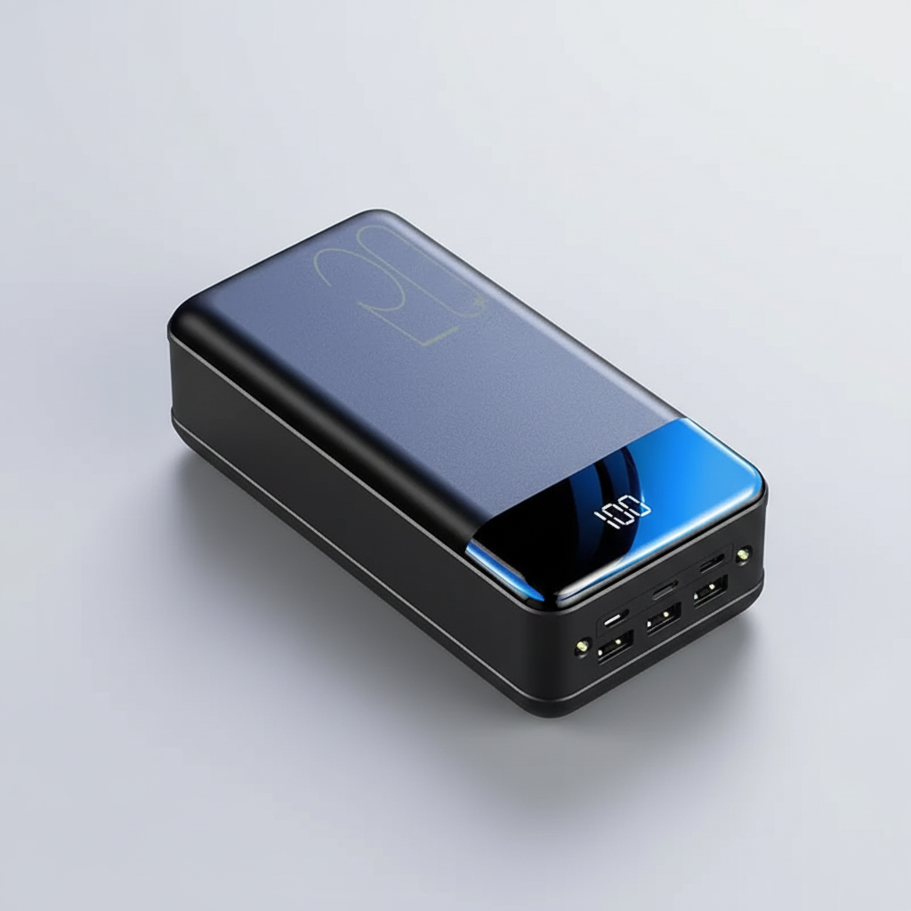 Powerbank 50000 mAh met Snellaadfunctie en Meerdere Aansluitingen voor Laptop en Mobiele Apparaten 0