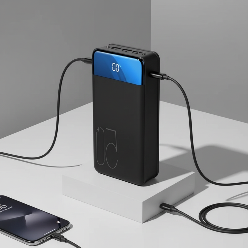 Powerbank 50000 mAh met Snellaadfunctie en Meerdere Aansluitingen voor Laptop en Mobiele Apparaten 1