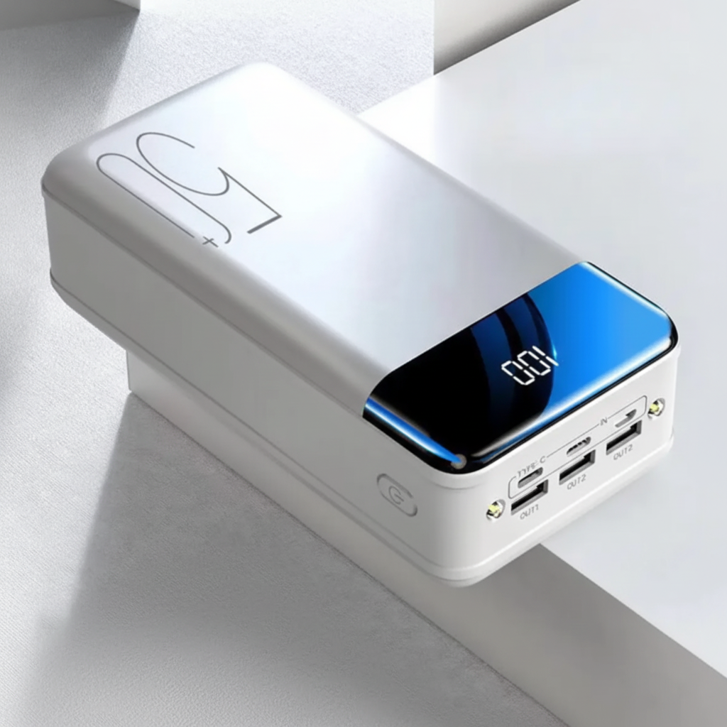 Powerbank 50000 mAh met Snellaadfunctie en Meerdere Aansluitingen voor Laptop en Mobiele Apparaten 4
