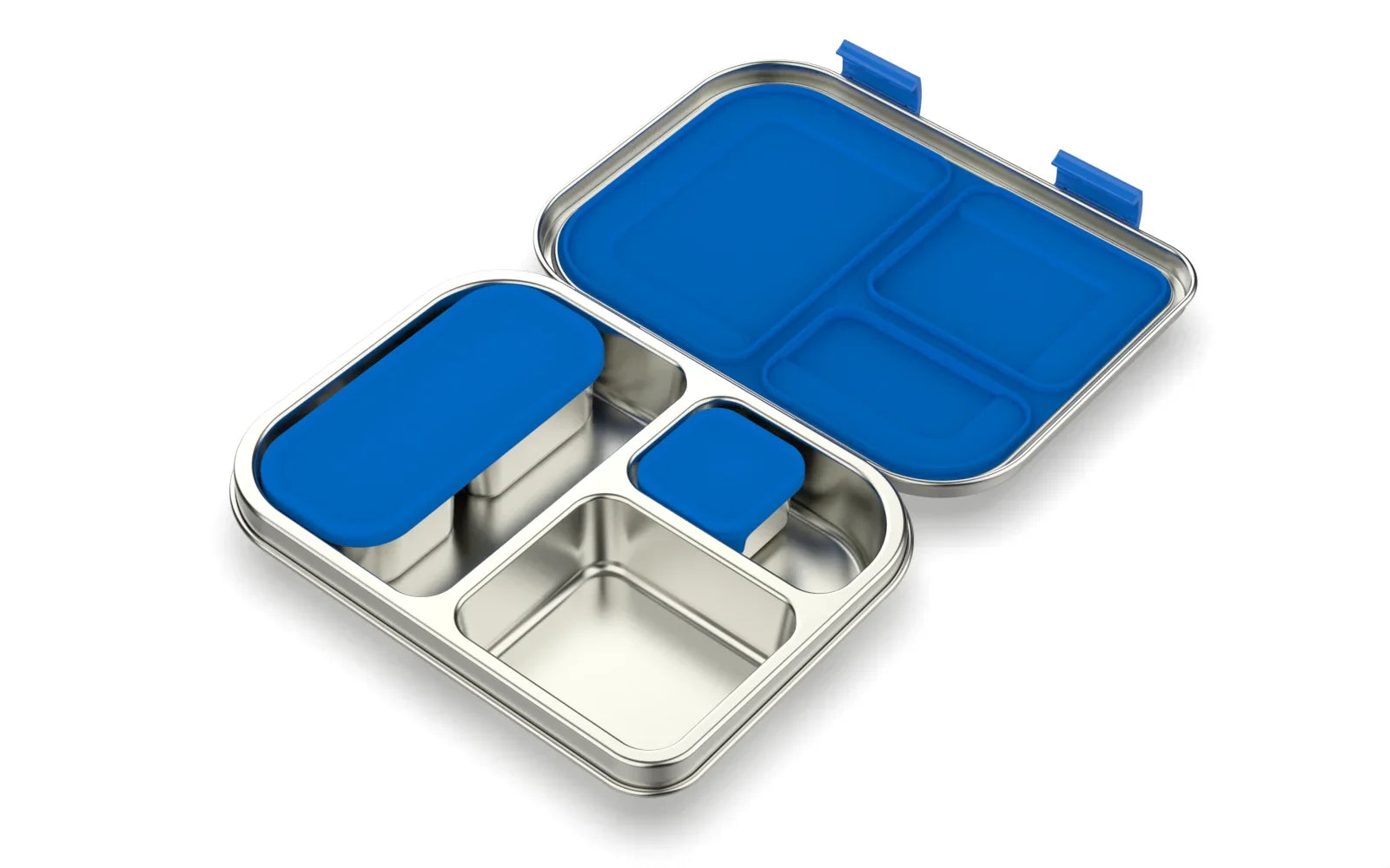 RVS Lunchbox – 975 ml Bentobox met 3 Vakken & Lekwerende Deksel 15