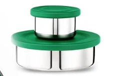 RVS Lunchbox – 975 ml Bentobox met 3 Vakken & Lekwerende Deksel 23