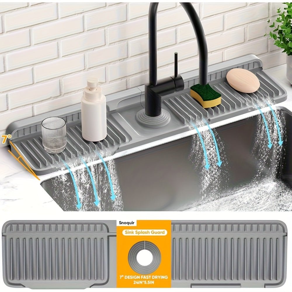 CLEANKITCH - Practical Splash Guard for Kitchen Sinks with Quick Drainage Vestragear