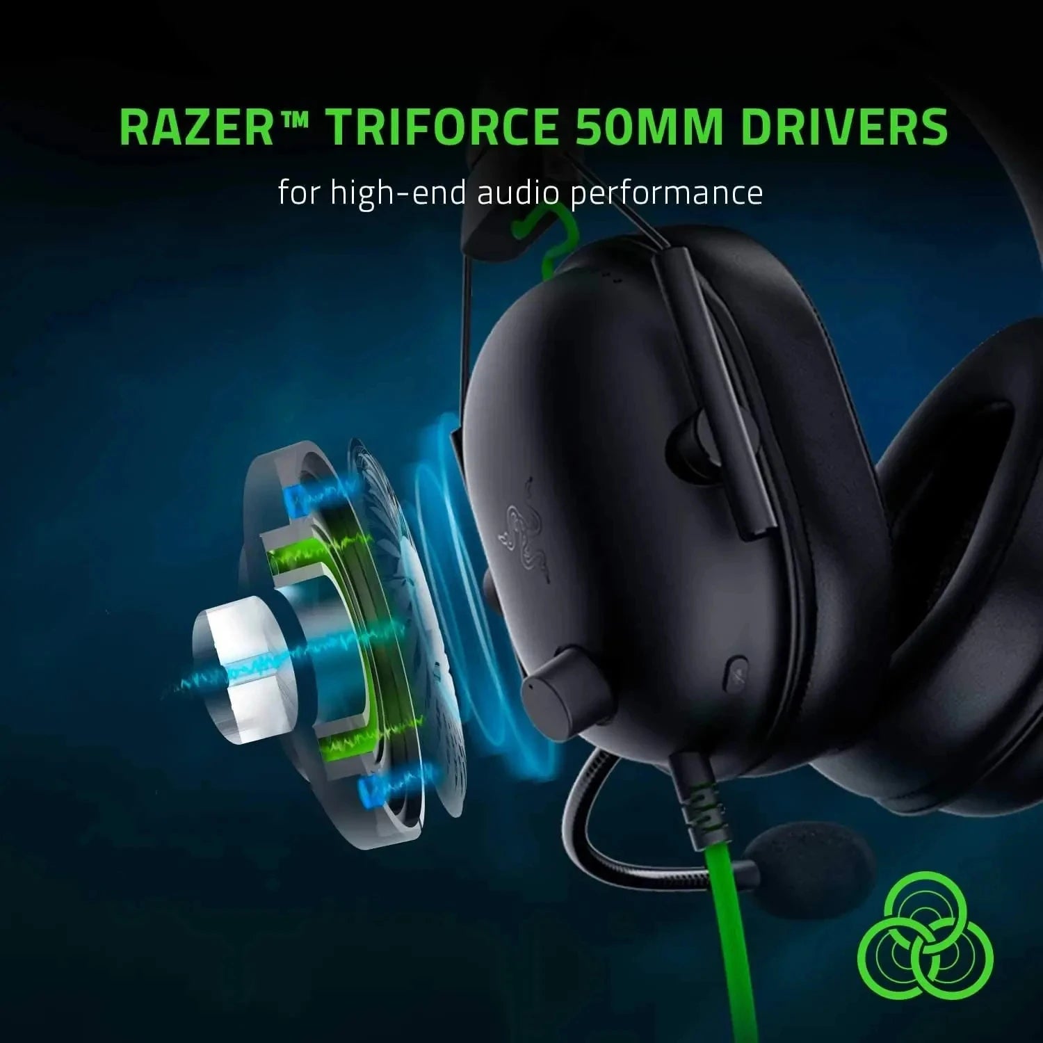 Razer – Auriculares para juegos BlackShark V2 X con sonido envolvente 7.1 – PC y consola