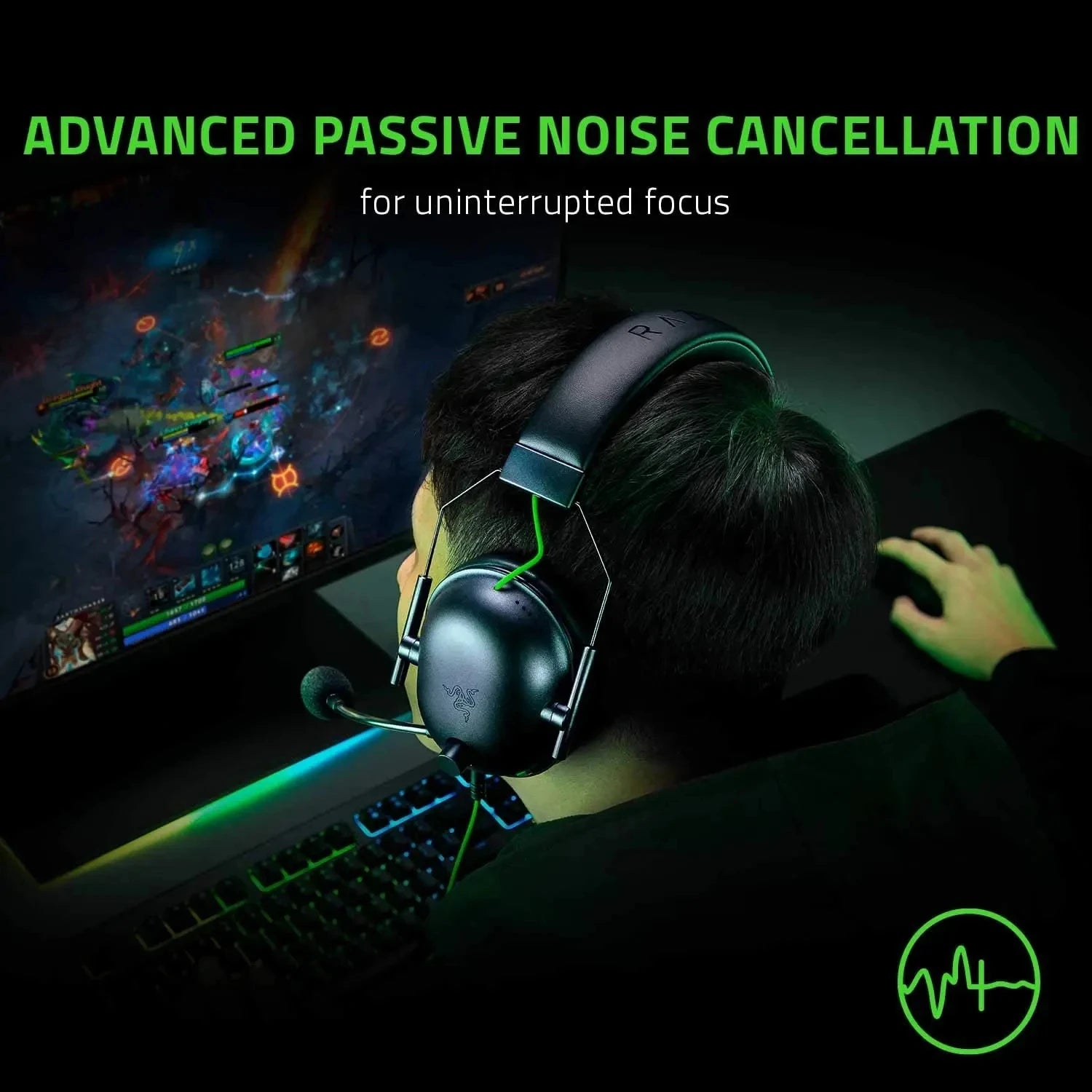 Razer – Auriculares para juegos BlackShark V2 X con sonido envolvente 7.1 – PC y consola