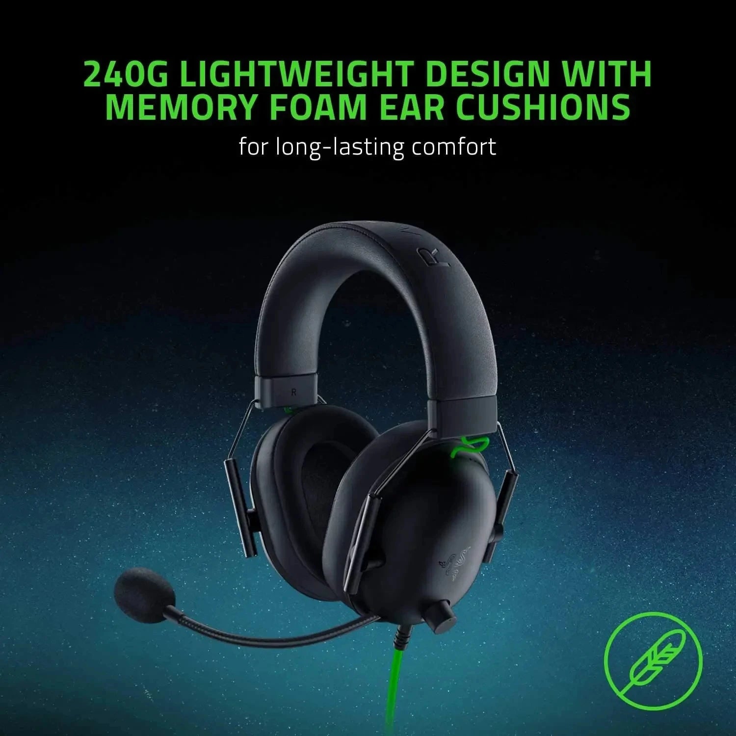 Razer – Auriculares para juegos BlackShark V2 X con sonido envolvente 7.1 – PC y consola