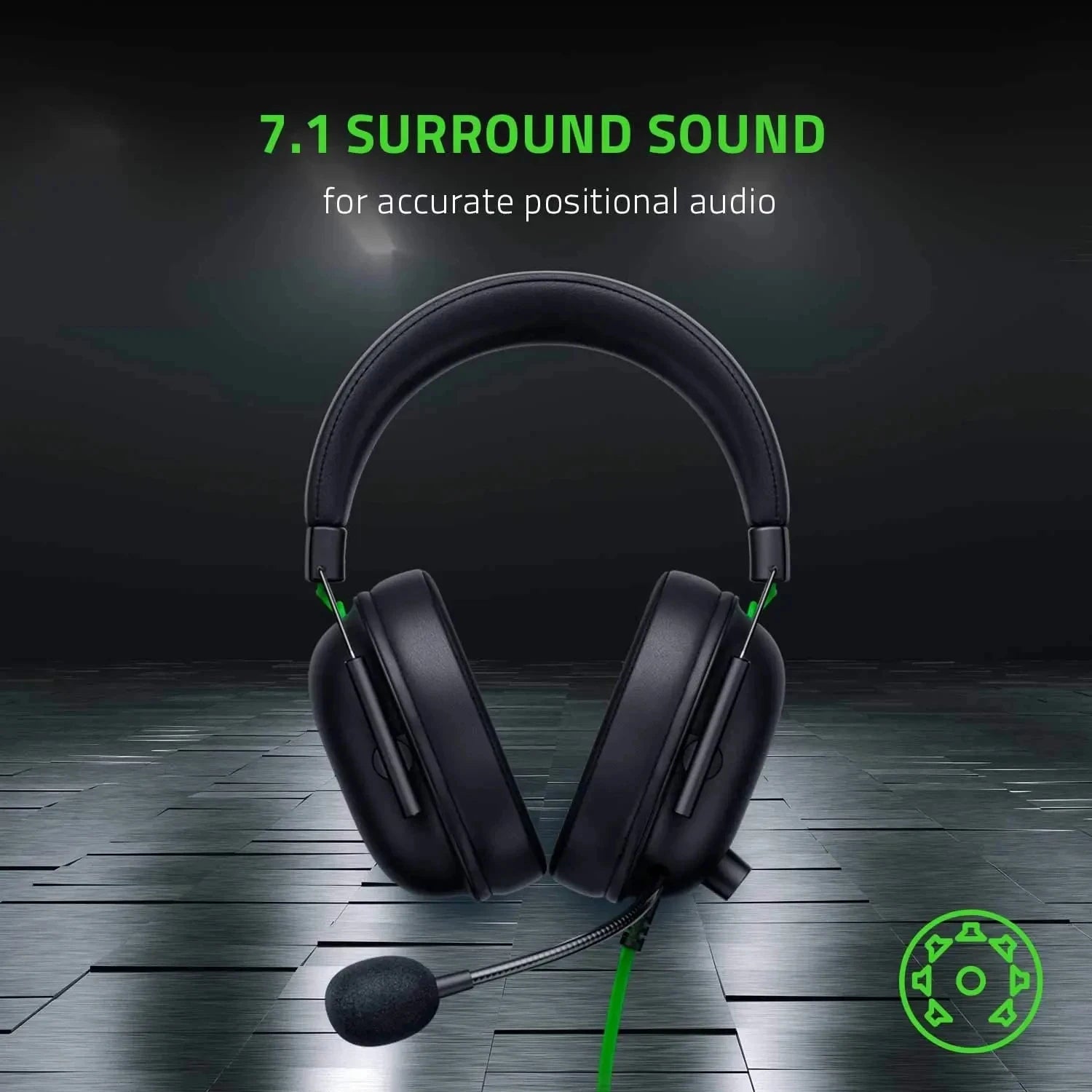 Razer – Auriculares para juegos BlackShark V2 X con sonido envolvente 7.1 – PC y consola