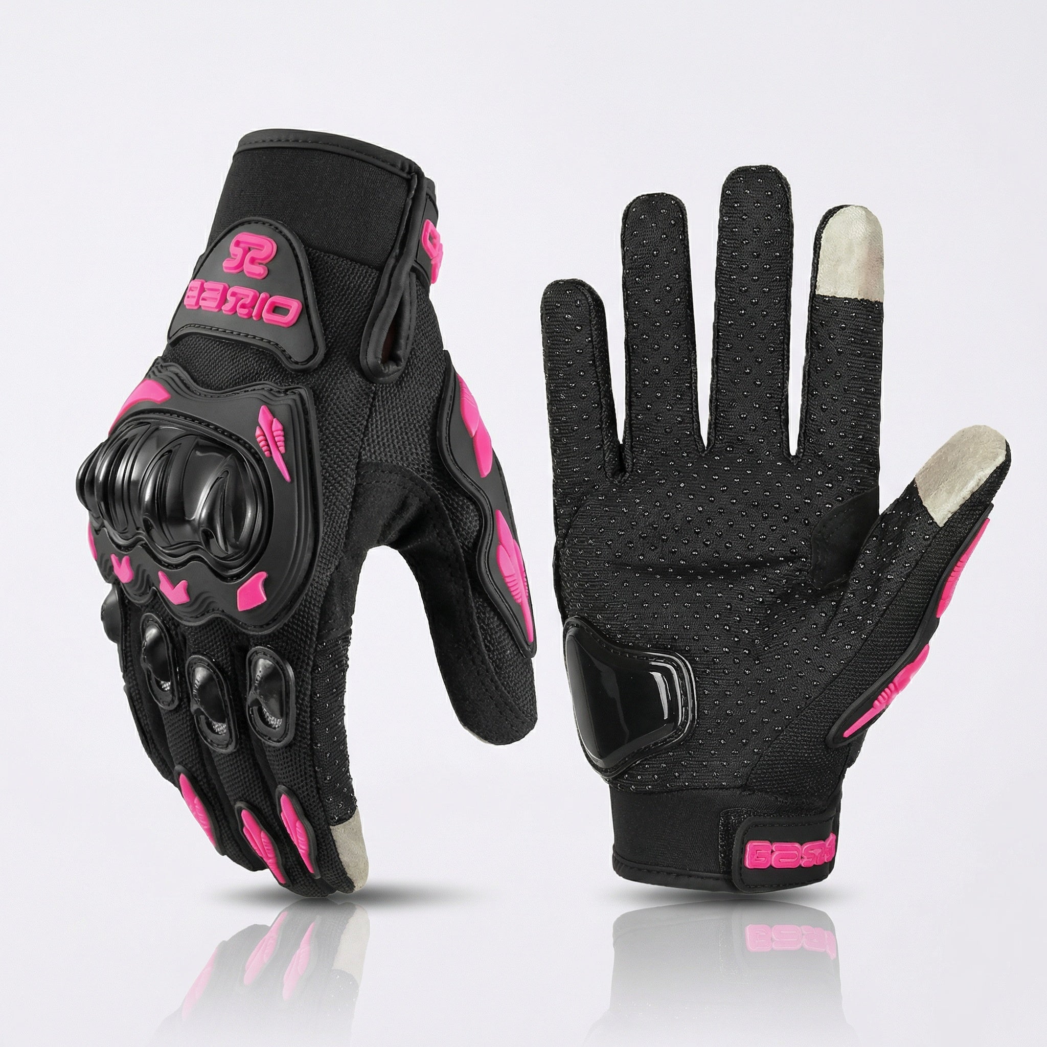 Motorhandschoenen Dames – Ademend, Anti-Slip & Touchscreen met Knokkelbescherming