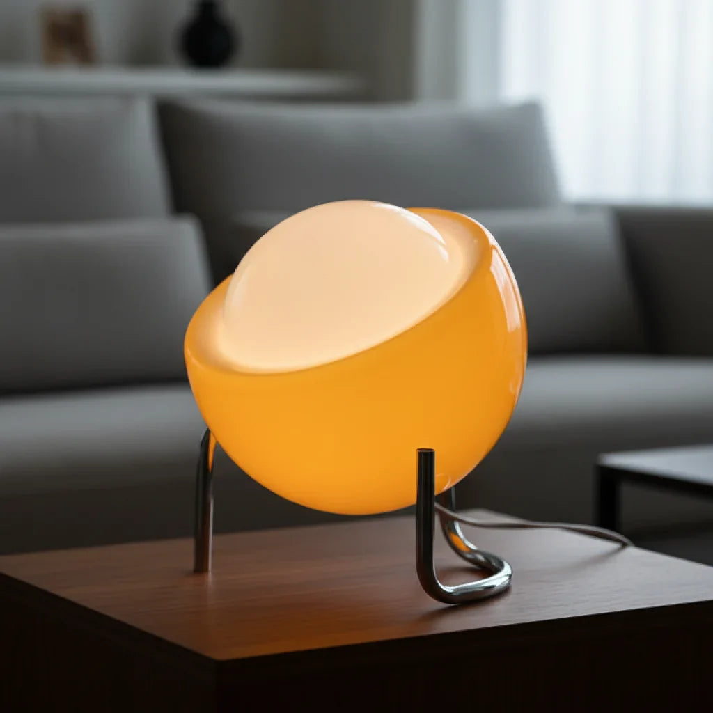 Retro glass table lamp - GlassHaven 0