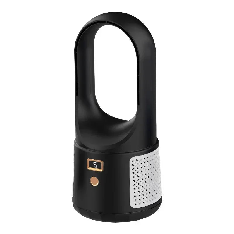 Ventilador de mesa sen láminas – Ventilador USB silencioso con batería recargable