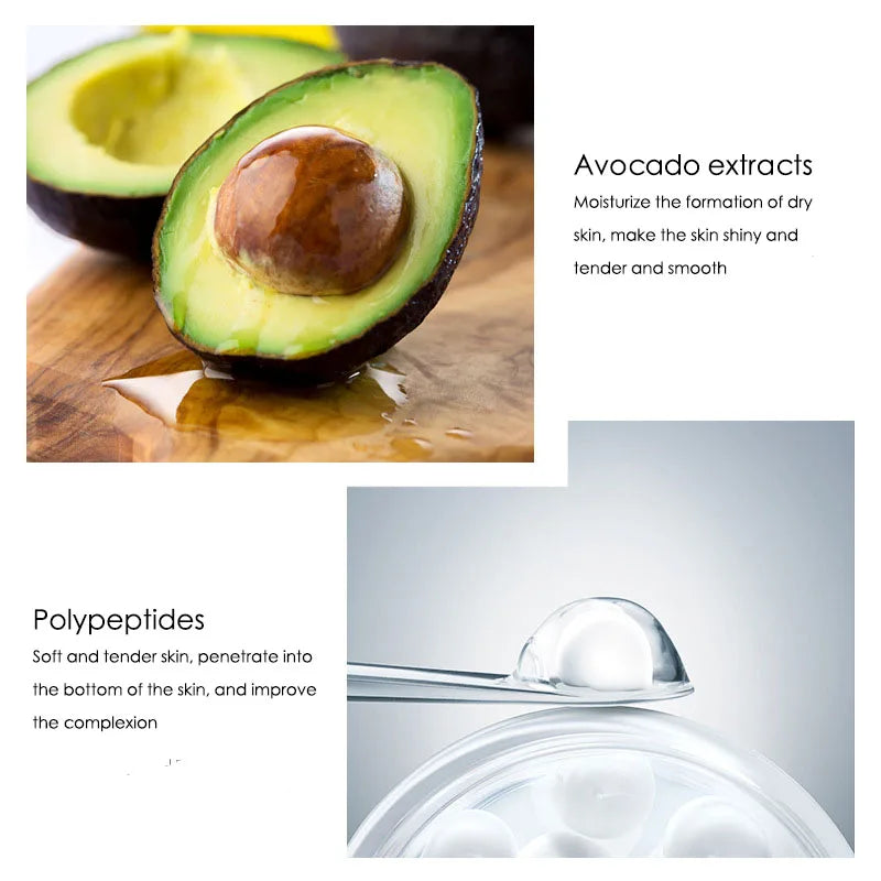 Set de cuidado de la piel de aguacate de 5 piezas – Cuidado diario completo