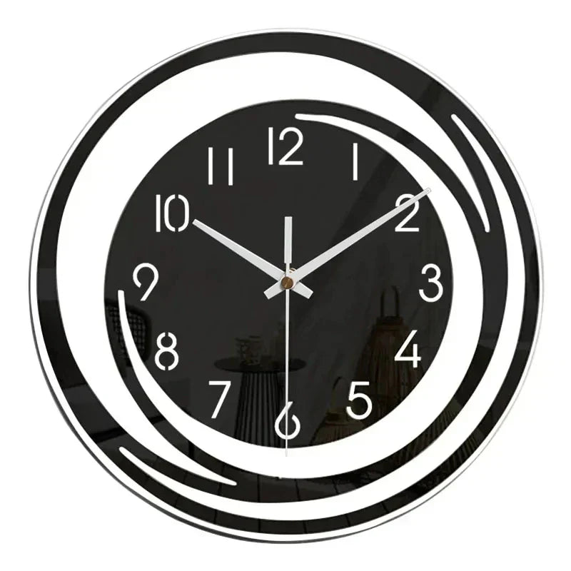 Reloj de pared NordicTime – Reloj acrílico 3D silencioso en diseño escandinavo