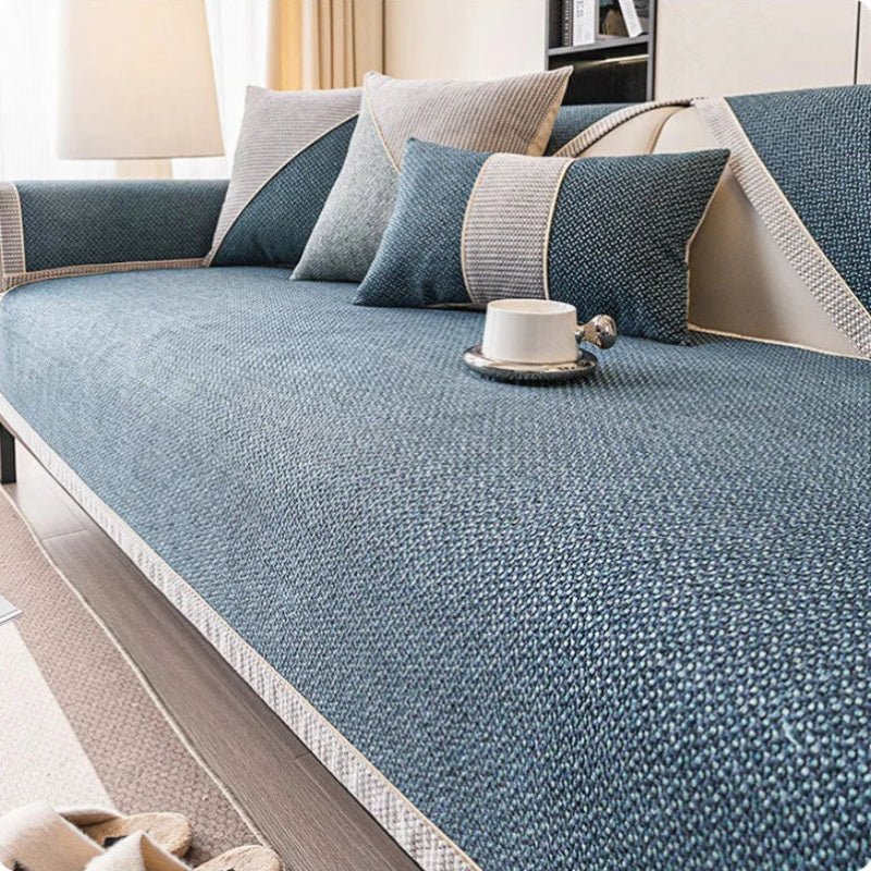 Bankhoes – Gewatteerde Katoenmix met Antislip Onderzijde & Losse Modules