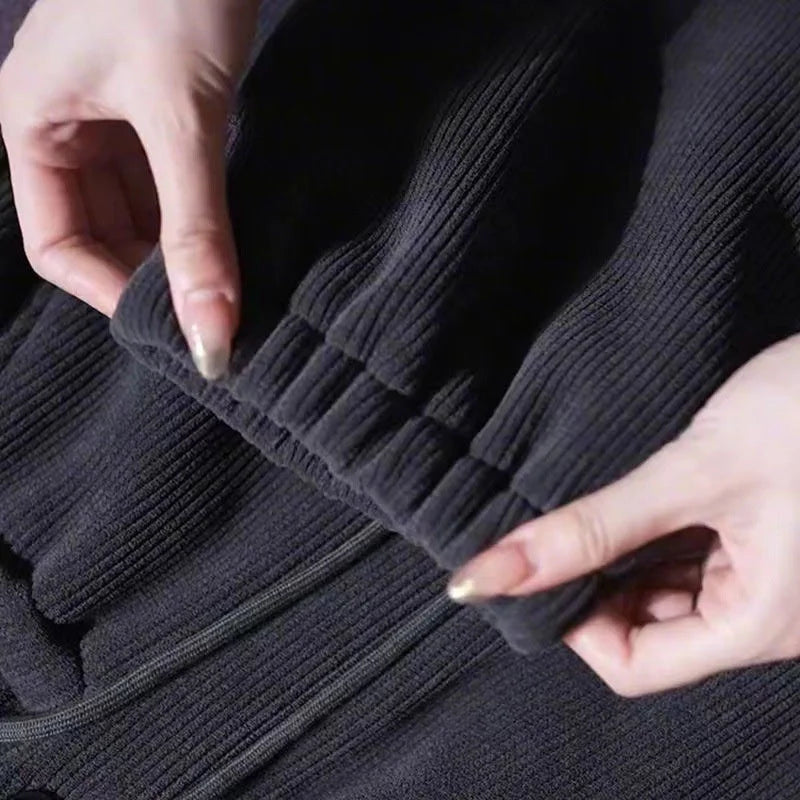 Monica Winter Jogginghose | Warme Plüschfütterung & lässiges Design  