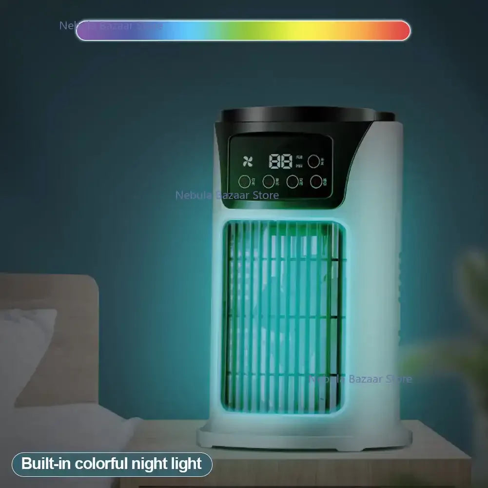 AirPure Mini – Compacto 3-en-1 Refrixerador de aire con USB e deseño silencioso