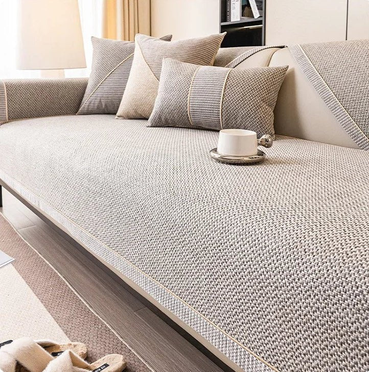 Bankhoes – Gewatteerde Katoenmix met Antislip Onderzijde & Losse Modules