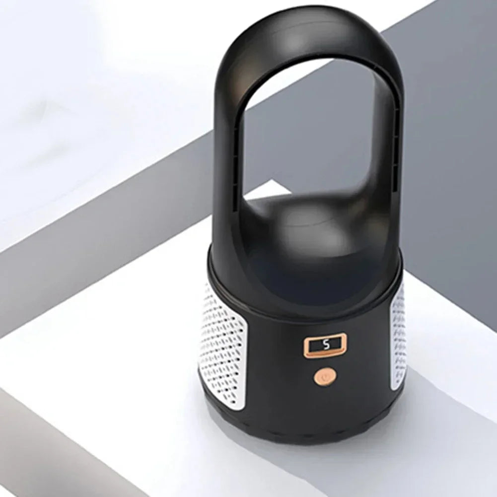 Ventilador de mesa sen láminas – Ventilador USB silencioso con batería recargable