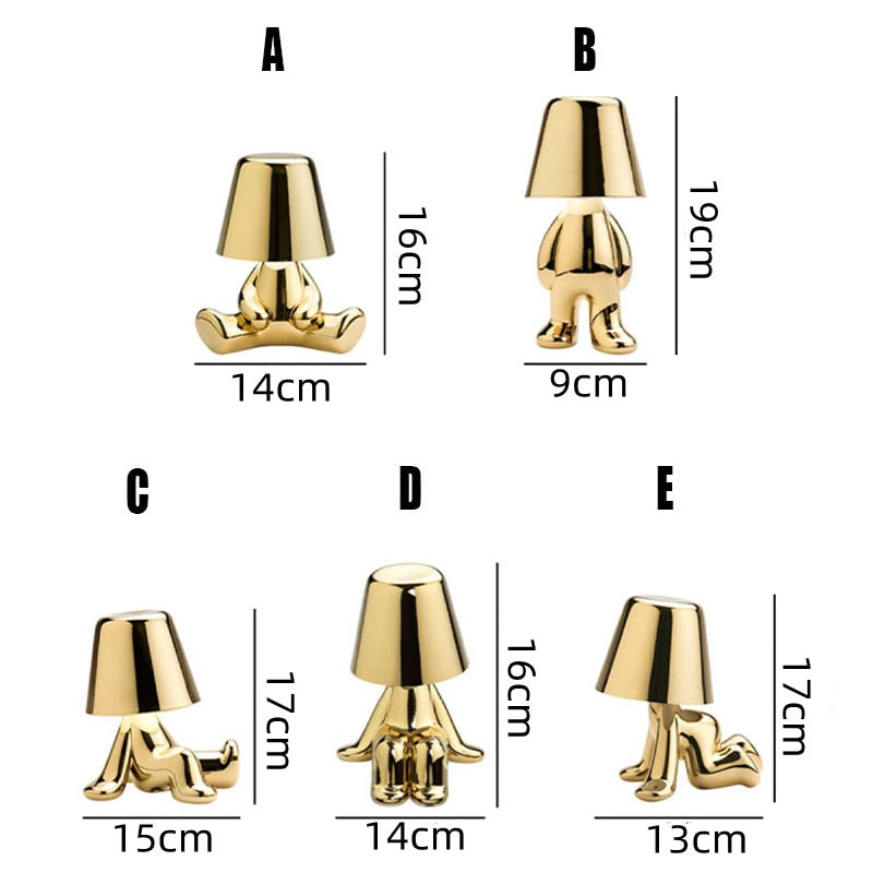 Misterlamp | Lámpara de mesa inalámbrica elegante con luz cálida