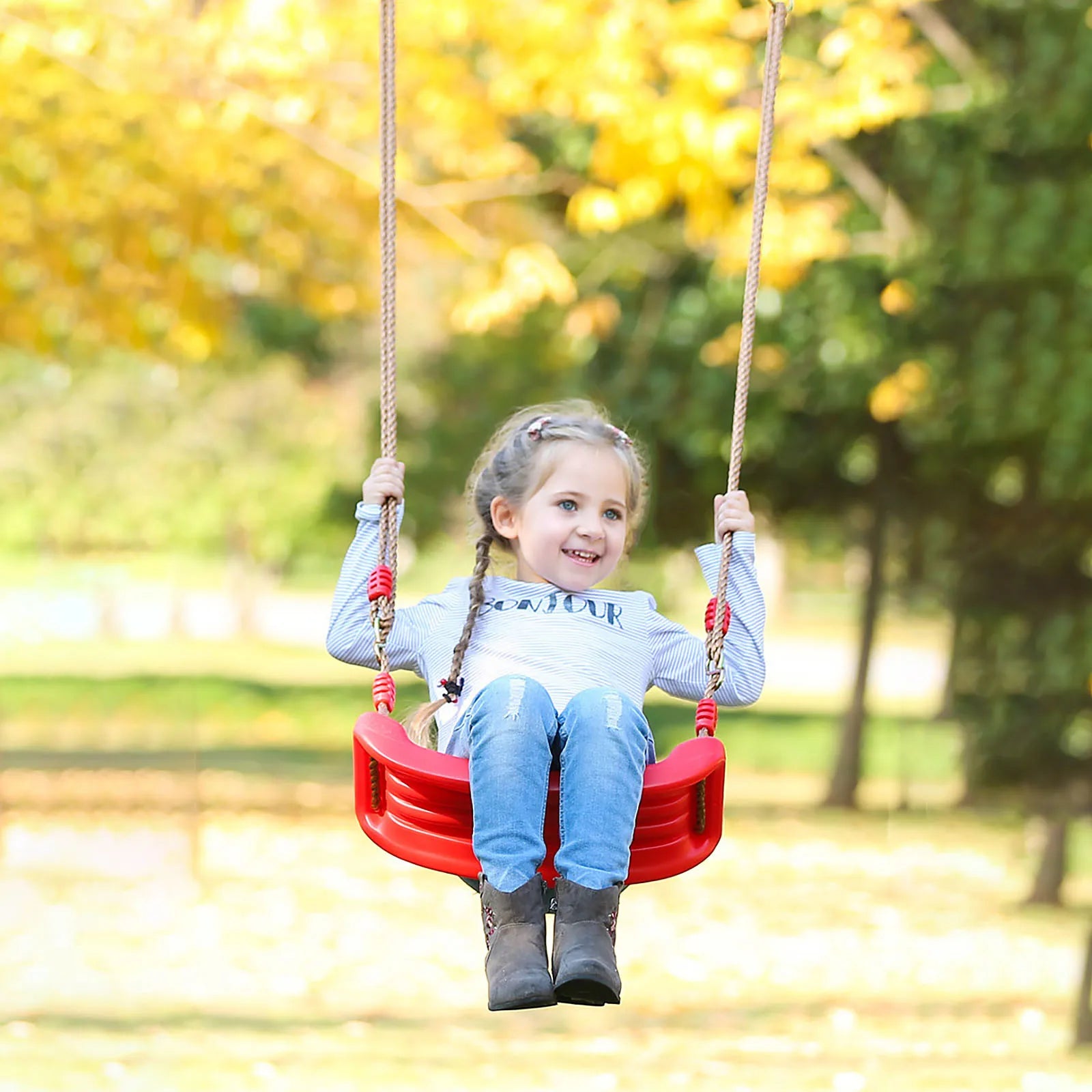Cuerda de escalada para niños para exteriores – Cuerda de juego para jardín y camping