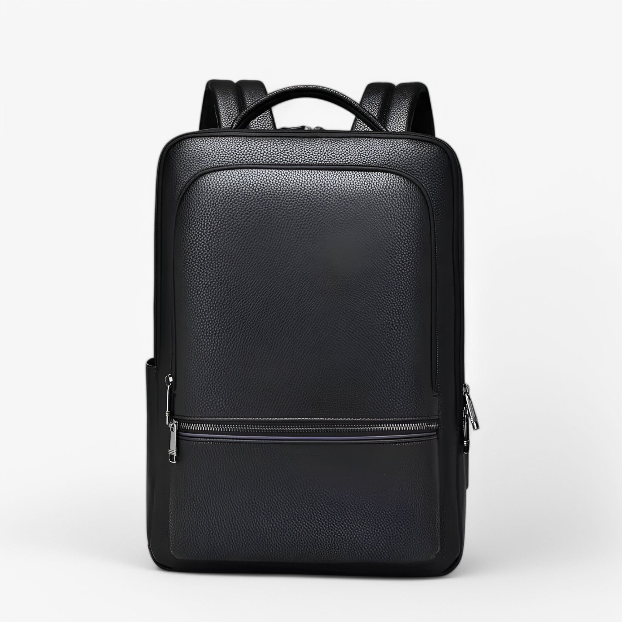 Velluto – Leather backpack with USB & laptop compartment – Business & daily use Men