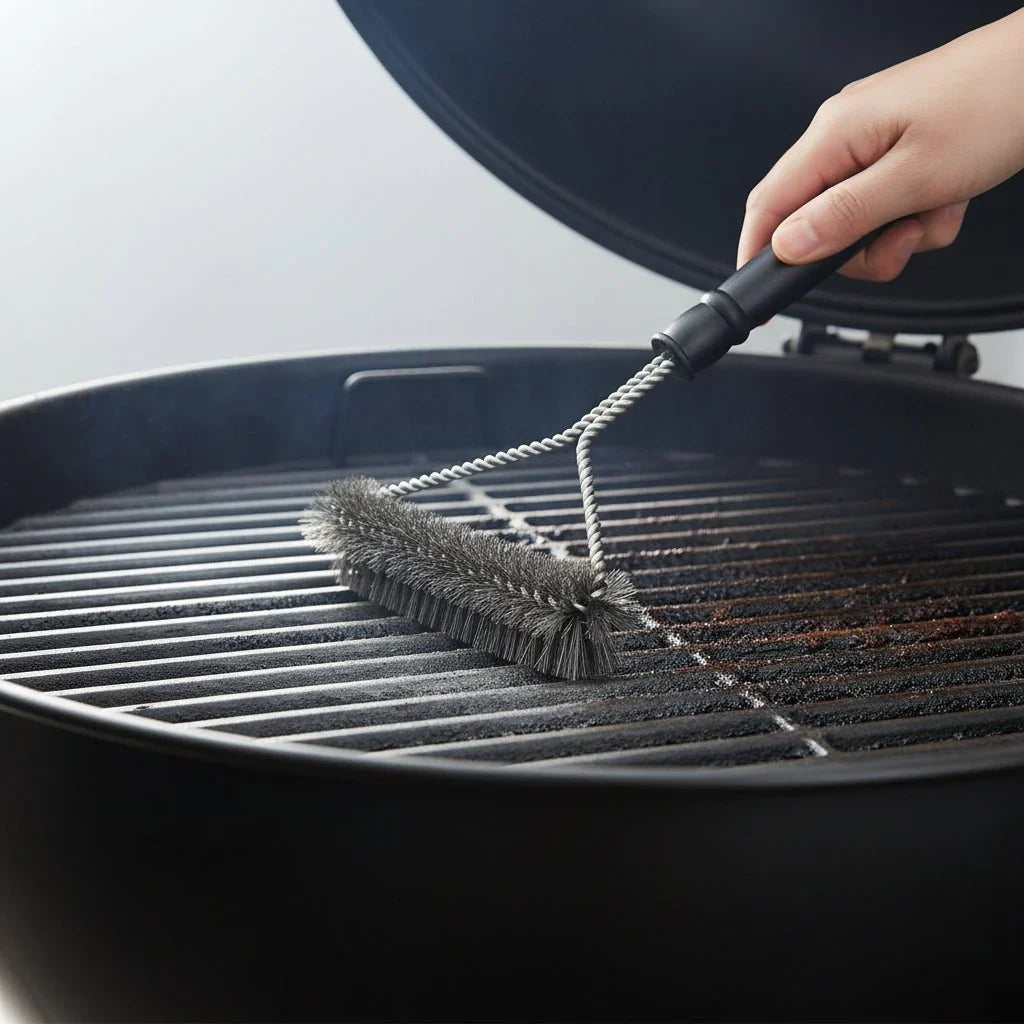 FLAMEBRUSH – Stainless Steel Grill Brush for Barbecue Cleaning Vestragear