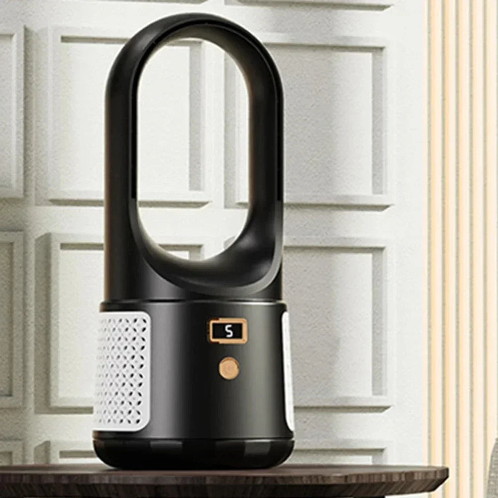 Ventilador de mesa sen láminas – Ventilador USB silencioso con batería recargable