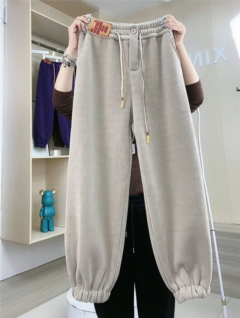 Monica Winter Jogginghose | Warme Plüschfütterung & lässiges Design  