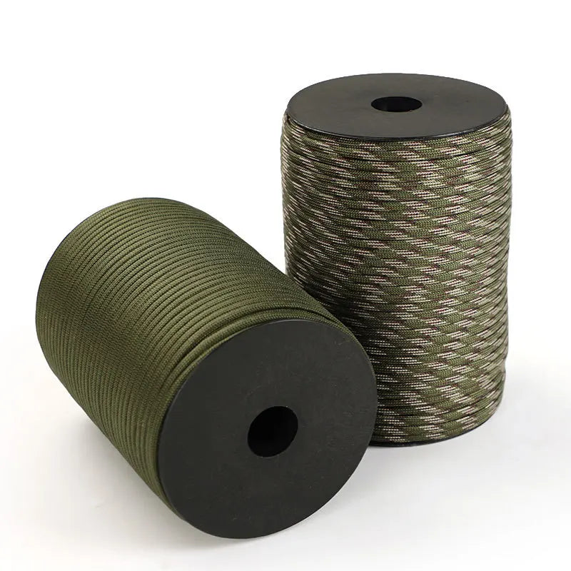 100m Norvo Survival Paracord – 9-Kern Militaire 550 Paracord Touw voor Outdoor & Handwerk Vestragear