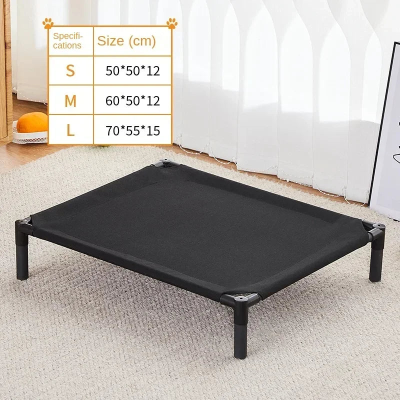 Cama Elevada Plegable para Mascotas – Cama Portátil para Gatos y Perros