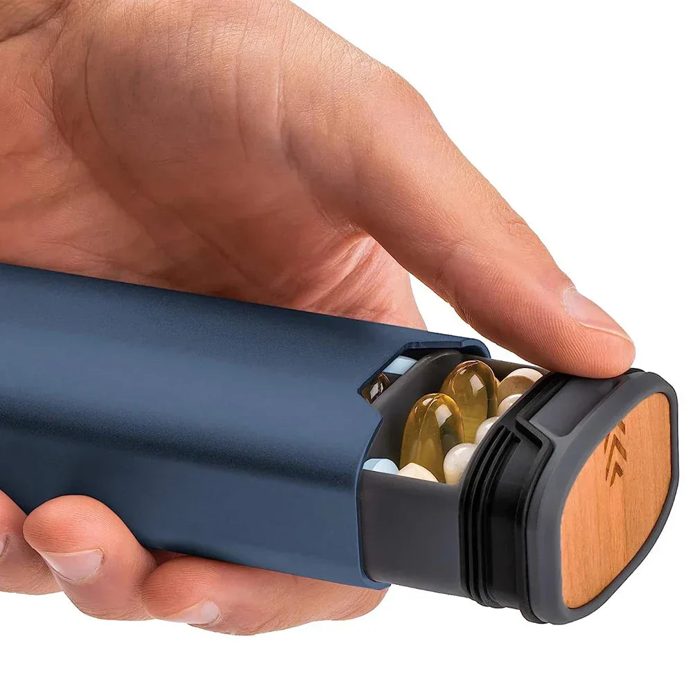 7-Dagen Medicatie Organizer – Compacte Lekvrije Pillendoos voor Thuis en Reizen Vestragear